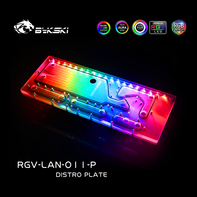 BYKSKI RGV-LAN-O11-P Acrylic B - Distro Plate Ddc Pump Combo 评论和价格
