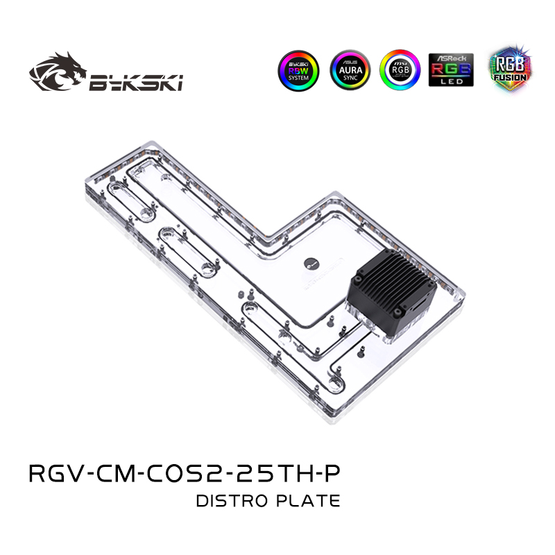 BYKSKI RGV-CM-COS2-25TH-P Acry - Distro Plate Ddc Pump Combo 评论和价格